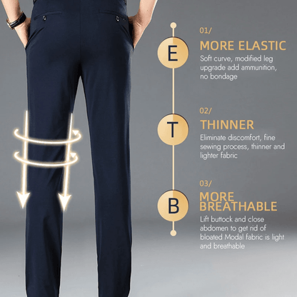 😎(Oferta ograniczona czasowo - 50% zniżki)👖Męskie klasyczne spodnie ze stretchu