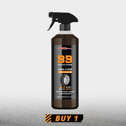 Limpador universal em spray para cubos de roda de carro