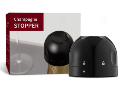 🍾 BUY 1 GET 1 FREE! ✨ Wine & Champagne Stopper – Twist-lock seal, keeps bubbles fresh for days – Perfect for preserving your favorite bottles 🥂