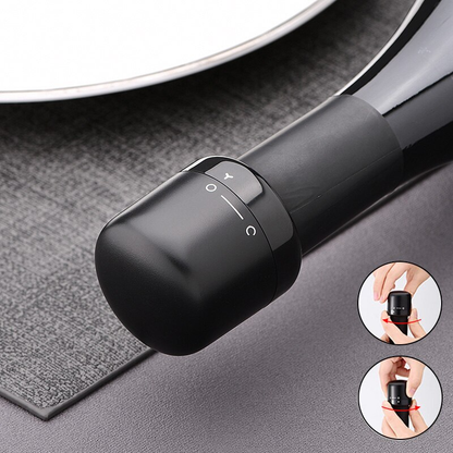 🍾 BUY 1 GET 1 FREE! ✨ Wine & Champagne Stopper – Twist-lock seal, keeps bubbles fresh for days – Perfect for preserving your favorite bottles 🥂