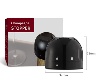 🍾 BUY 1 GET 1 FREE! ✨ Wine & Champagne Stopper – Twist-lock seal, keeps bubbles fresh for days – Perfect for preserving your favorite bottles 🥂