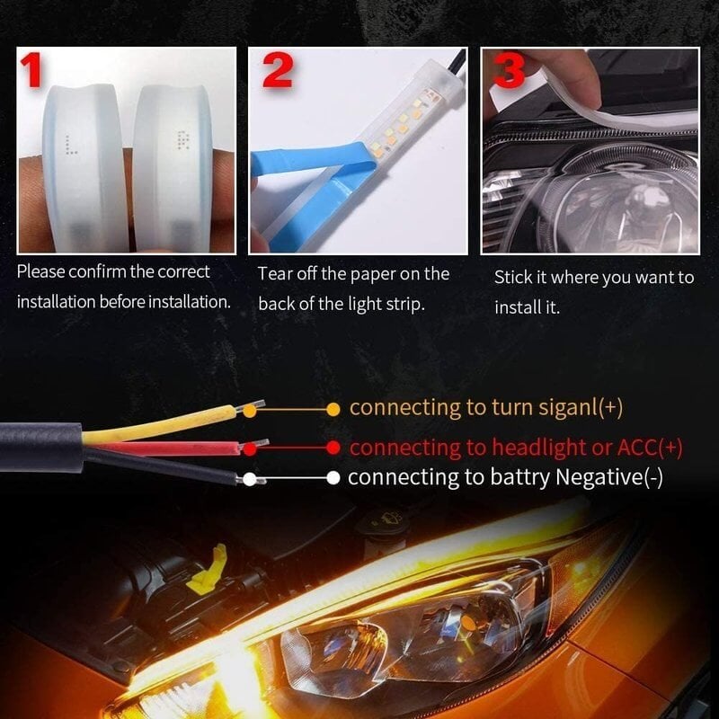 ⏳Oferta ograniczona czasowo⏰Elastyczne, dynamiczne kierunkowskazy LED do samochodu (2 szt.)🚗💡