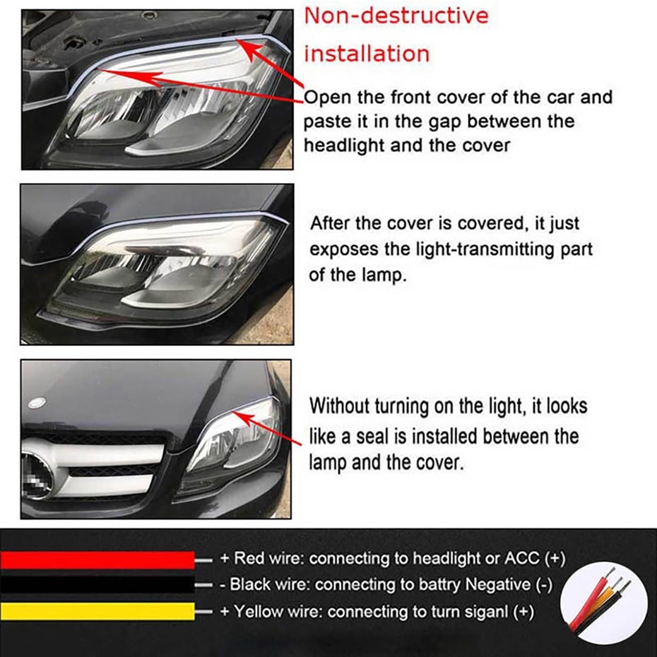 ⏳Oferta ograniczona czasowo⏰Elastyczne, dynamiczne kierunkowskazy LED do samochodu (2 szt.)🚗💡