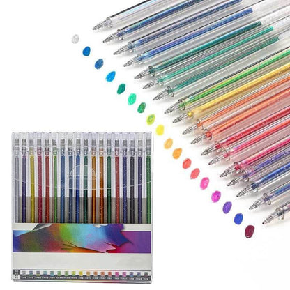 🔥 LAST DAY! 50% OFF! ✨ Sparkle Glitter Gel Pen Set | 8/12/18-Piece Sets | Smooth & Shimmery Gel Pens | Perfect for Journaling, Crafts & Creative Projects 🎨