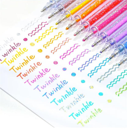 🔥 LAST DAY! 50% OFF! ✨ Sparkle Glitter Gel Pen Set | 8/12/18-Piece Sets | Smooth & Shimmery Gel Pens | Perfect for Journaling, Crafts & Creative Projects 🎨