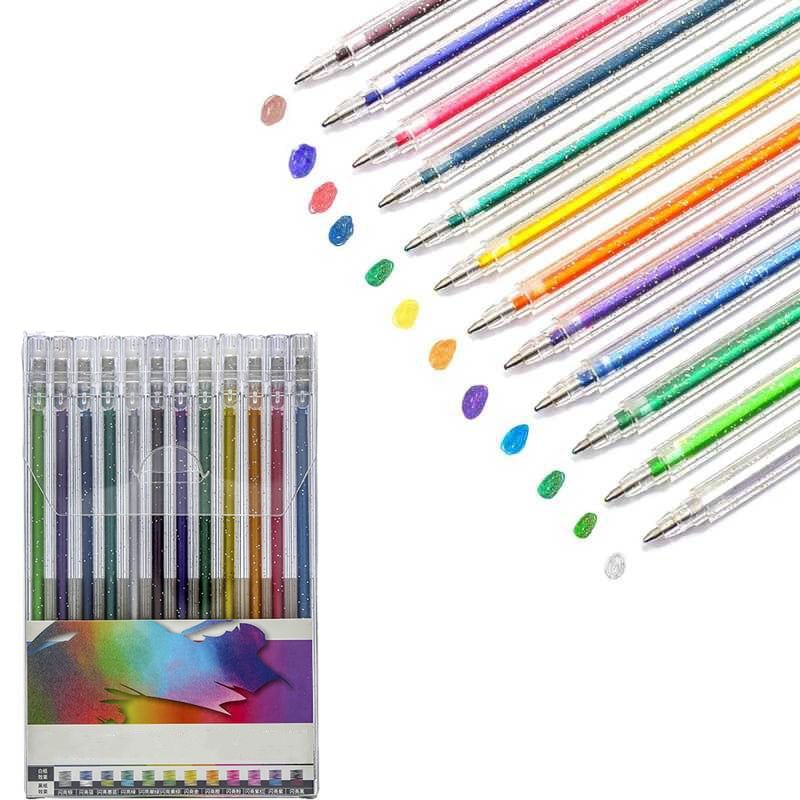 🔥 LAST DAY! 50% OFF! ✨ Sparkle Glitter Gel Pen Set | 8/12/18-Piece Sets | Smooth & Shimmery Gel Pens | Perfect for Journaling, Crafts & Creative Projects 🎨