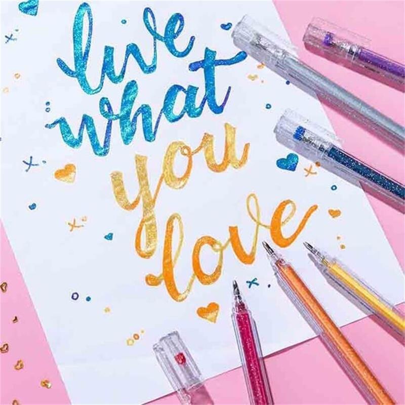 🔥 LAST DAY! 50% OFF! ✨ Sparkle Glitter Gel Pen Set | 8/12/18-Piece Sets | Smooth & Shimmery Gel Pens | Perfect for Journaling, Crafts & Creative Projects 🎨