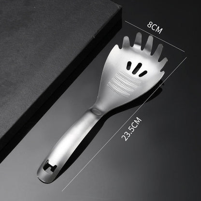 🥄 Uniwersalna łyżka kuchenna 5w1 – 50% ZNIŻKI! OFERTA LIMITOWANA!🔧✨ Ze stali nierdzewnej – łyżka, otwieracz, cedzak, tłuczek do ziemniaków i separator jajek w jednym.Trwała, łatwa w czyszczeniu i niezastąpiona w kuchni! 🍳