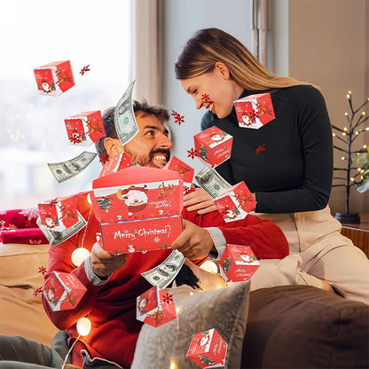 🎅Wczesne Święta – 49% taniej🎄Wybuchowe pudełko prezentowe z niespodzianką i wyskakującymi pieniędzmi