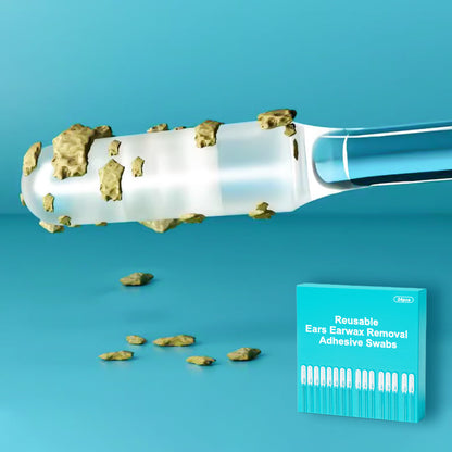 ✨ Wielokrotnego użytku waciki samoprzylepne do usuwania woskowiny