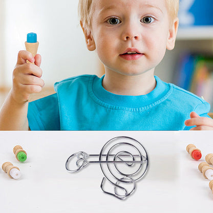 🧠Metalowe łamigłówki z drutu – edukacyjne i rozrywkowe