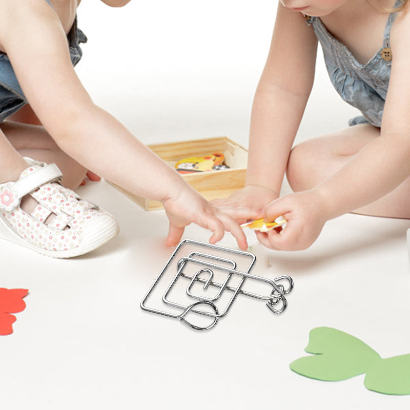 🧠Metalowe łamigłówki z drutu – edukacyjne i rozrywkowe