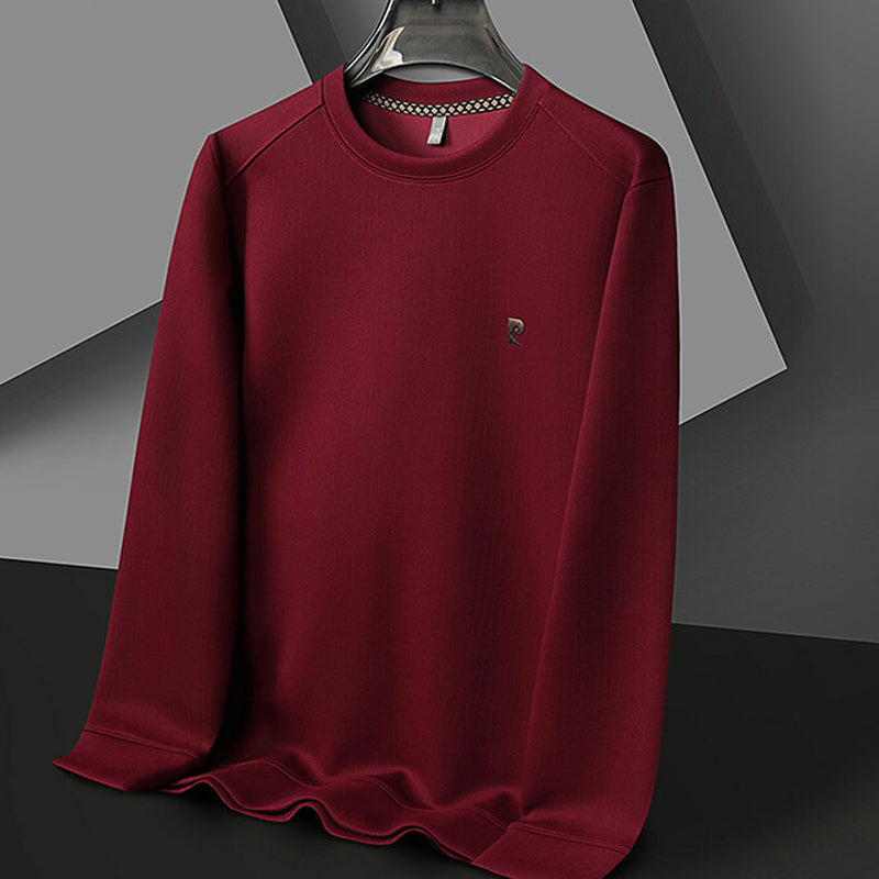 【🚛Płatność za pobraniem】✨Męska koszulka z długim rękawem i dekoltem w szpic