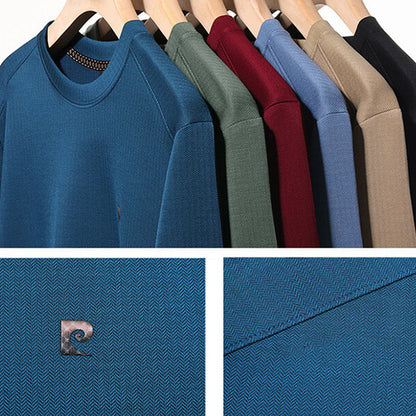 【🚛Płatność za pobraniem】✨Męska koszulka z długim rękawem i dekoltem w szpic