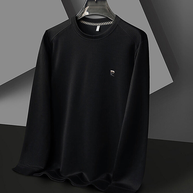 【🚛Płatność za pobraniem】✨Męska koszulka z długim rękawem i dekoltem w szpic