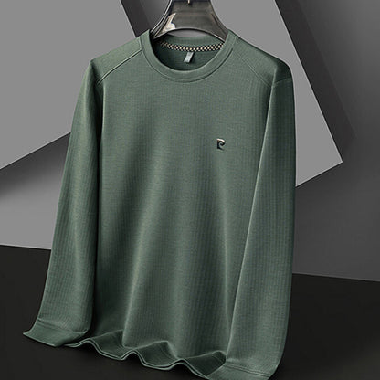 【🚛Płatność za pobraniem】✨Męska koszulka z długim rękawem i dekoltem w szpic