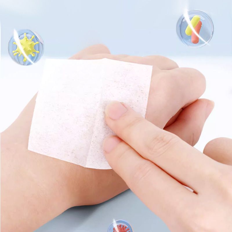 Jednorazowe waciki alkoholowe z 75% etanolem