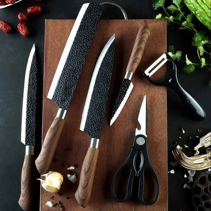 ⏳Oferta ograniczona czasowo⏰Zestaw profesjonalnych noży kuchennych niemieckiej produkcji – zestaw 6 sztuk