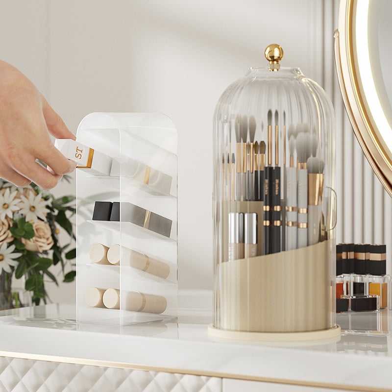 🏡 ORGANIZER NA SZCZOTECZKI Z SUWANĄ POKRYWKĄ – 50% TANIEJ! 🔥✨ Koniec z bałaganem w łazience! 🛁✅