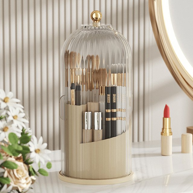 🏡 ORGANIZER NA SZCZOTECZKI Z SUWANĄ POKRYWKĄ – 50% TANIEJ! 🔥✨ Koniec z bałaganem w łazience! 🛁✅