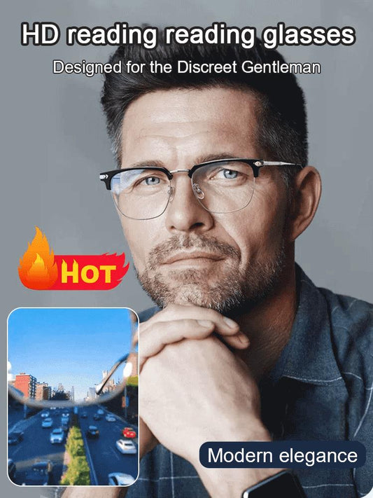 👓Ultralekkie, antyniebieskie okulary prezbiopowe🔥
