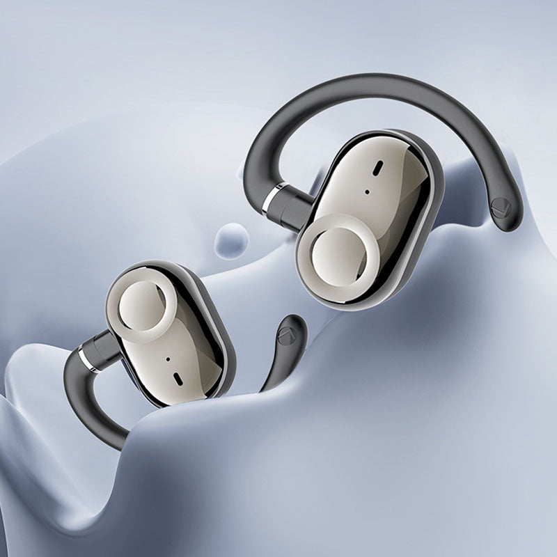 Obrotowy, otwarty nauszny zestaw słuchawkowy Bluetooth do sportu