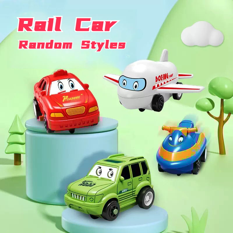 🚗Zestaw Puzzle Toru Dinozaurów z Autkiem – Interaktywna Zabawa Dla Dzieci!