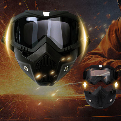 🔥 Przeciwmgielne gogle pełnotwarzowe z wymiennymi częściami