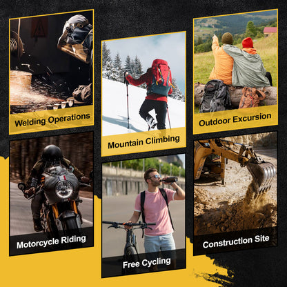 🔥 Przeciwmgielne gogle pełnotwarzowe z wymiennymi częściami