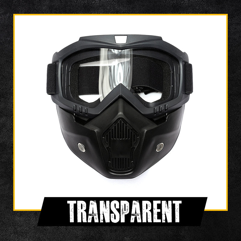 🔥 Przeciwmgielne gogle pełnotwarzowe z wymiennymi częściami