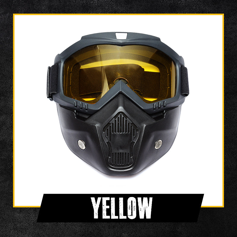 🔥 Przeciwmgielne gogle pełnotwarzowe z wymiennymi częściami