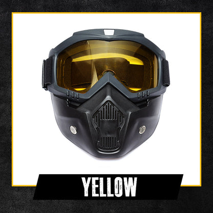 🔥 Przeciwmgielne gogle pełnotwarzowe z wymiennymi częściami