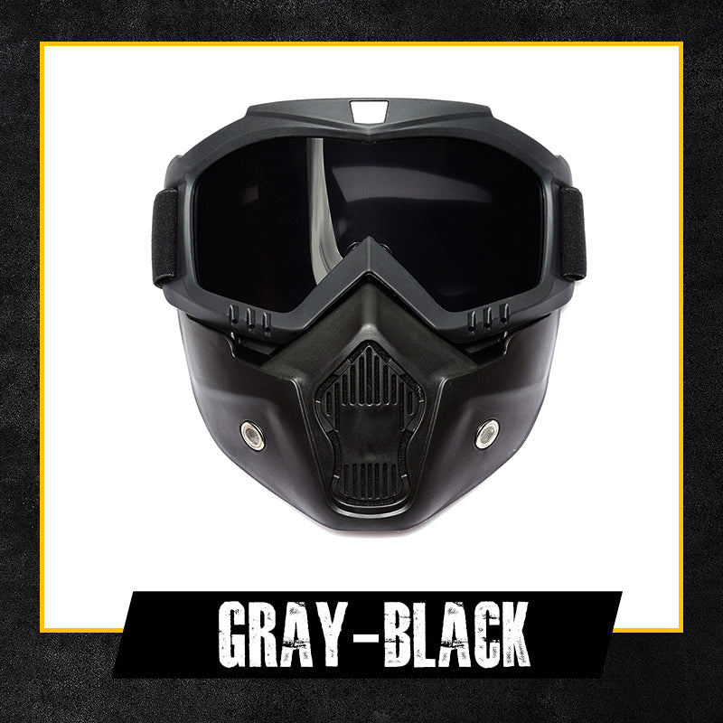 🔥 Przeciwmgielne gogle pełnotwarzowe z wymiennymi częściami