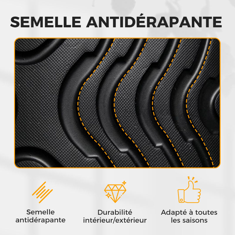 Wygodne klapki letnie z grubą podeszwą