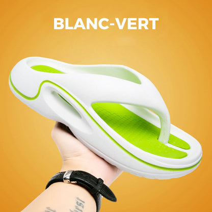 Wygodne klapki letnie z grubą podeszwą