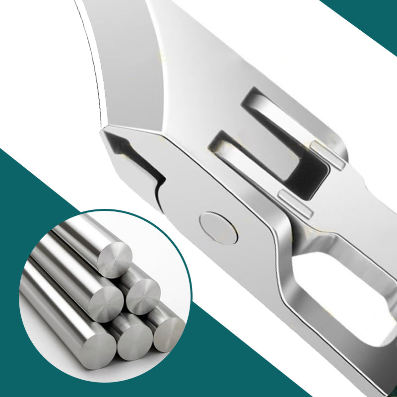 🔥 Odporne na zachlapanie nożyczki do paznokci o ściętym pod kątem 25° ostrzu, zestaw 3 szt.