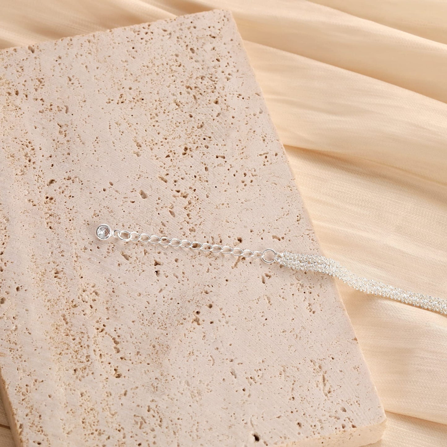 💜OSTATNI DZIEŃ - KUP 1 RABAT 1 GRATIS 💜 Delikatna, warstwowa, wodoodporna bransoletka na kostkę