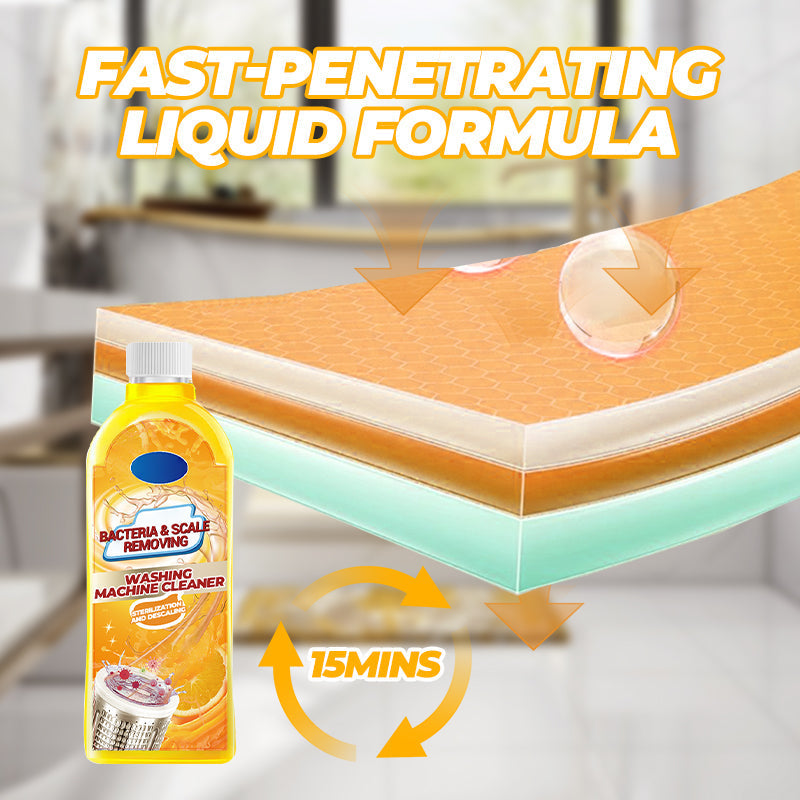 Środek czyszczący do pralek usuwający bakterie i kamień