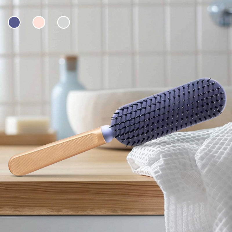 Przenośny puszysty masaż wygładzający grzebień