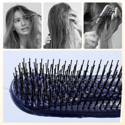 Przenośny puszysty masaż wygładzający grzebień