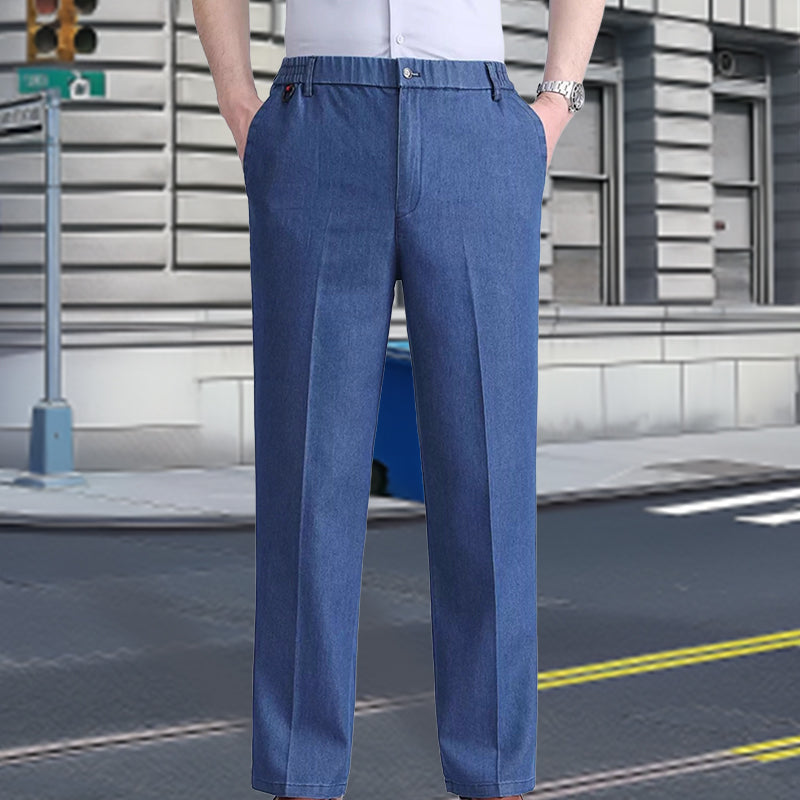 Wygodne, rozciągliwe jeansy męskie z elastyczną talią