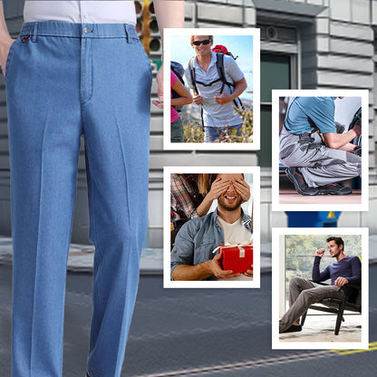 Wygodne, rozciągliwe jeansy męskie z elastyczną talią