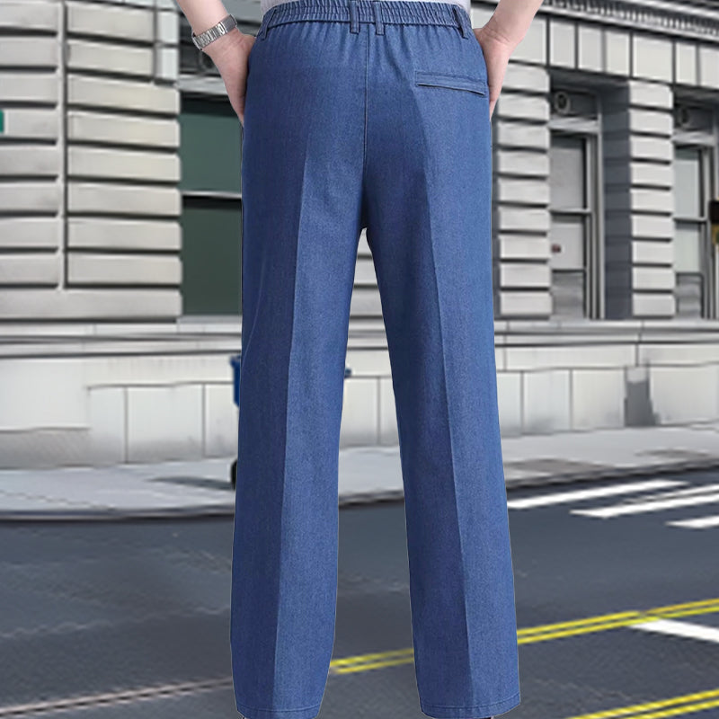 Wygodne, rozciągliwe jeansy męskie z elastyczną talią