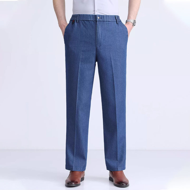 Wygodne, rozciągliwe jeansy męskie z elastyczną talią