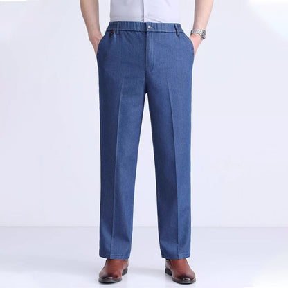 Wygodne, rozciągliwe jeansy męskie z elastyczną talią