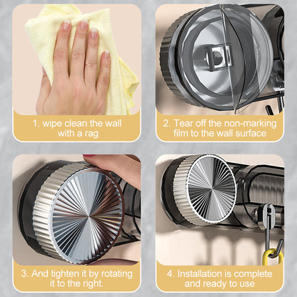 🔥Trwałe ścienne haczyki próżniowe w jednej linii