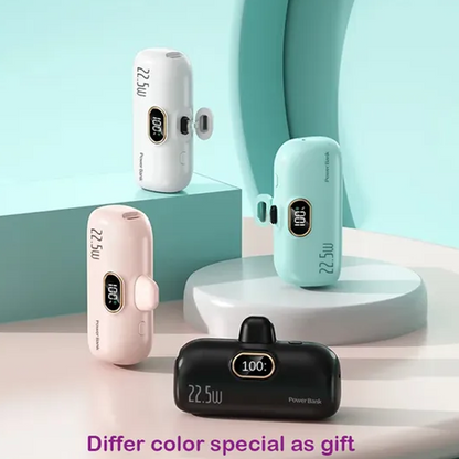 🔋 Mini power bank 5000mAh – 50% ZNIŻKI! ⚡✨NOWOŚĆ! OFERTA LIMITOWANA!Kompaktowy, lekki i wydajny-Idealny do kieszeni, torebki i plecaka. Zawsze gotowy, gdy potrzebujesz energii! 📱
