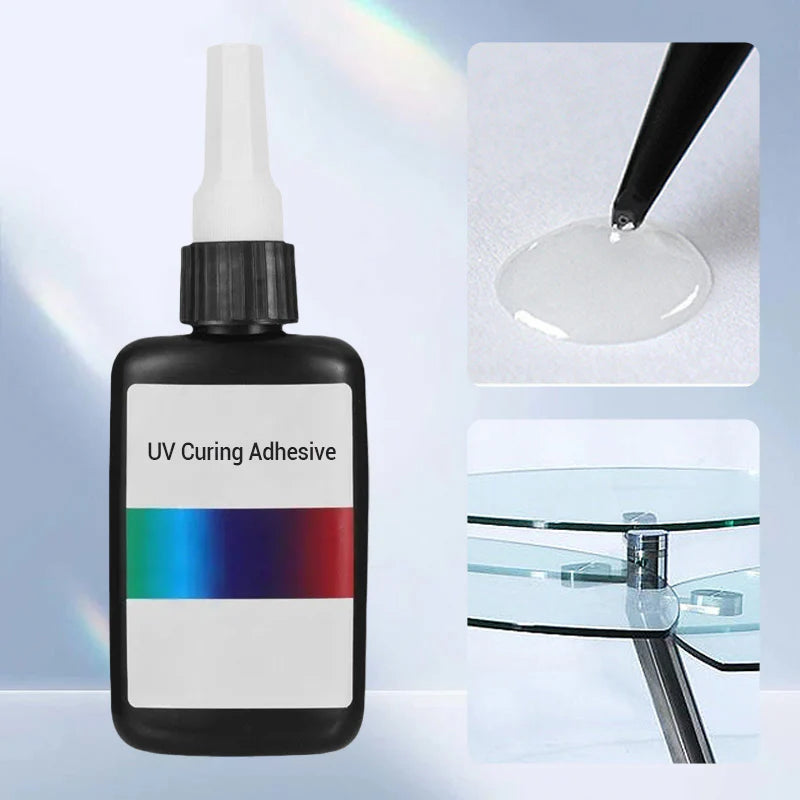 Ultraprzezroczysty klej utwardzany promieniowaniem UV do uniwersalnego zastosowania