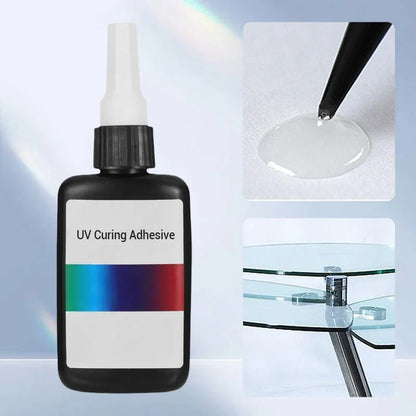 Ultraprzezroczysty klej utwardzany promieniowaniem UV do uniwersalnego zastosowania