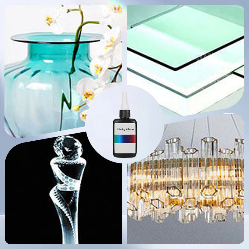 Ultraprzezroczysty klej utwardzany promieniowaniem UV do uniwersalnego zastosowania